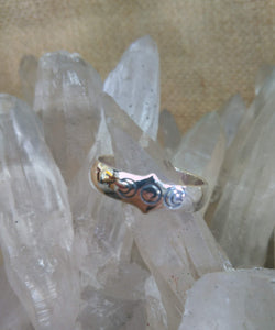 Magical Triple Moon Ring Sterling Silver