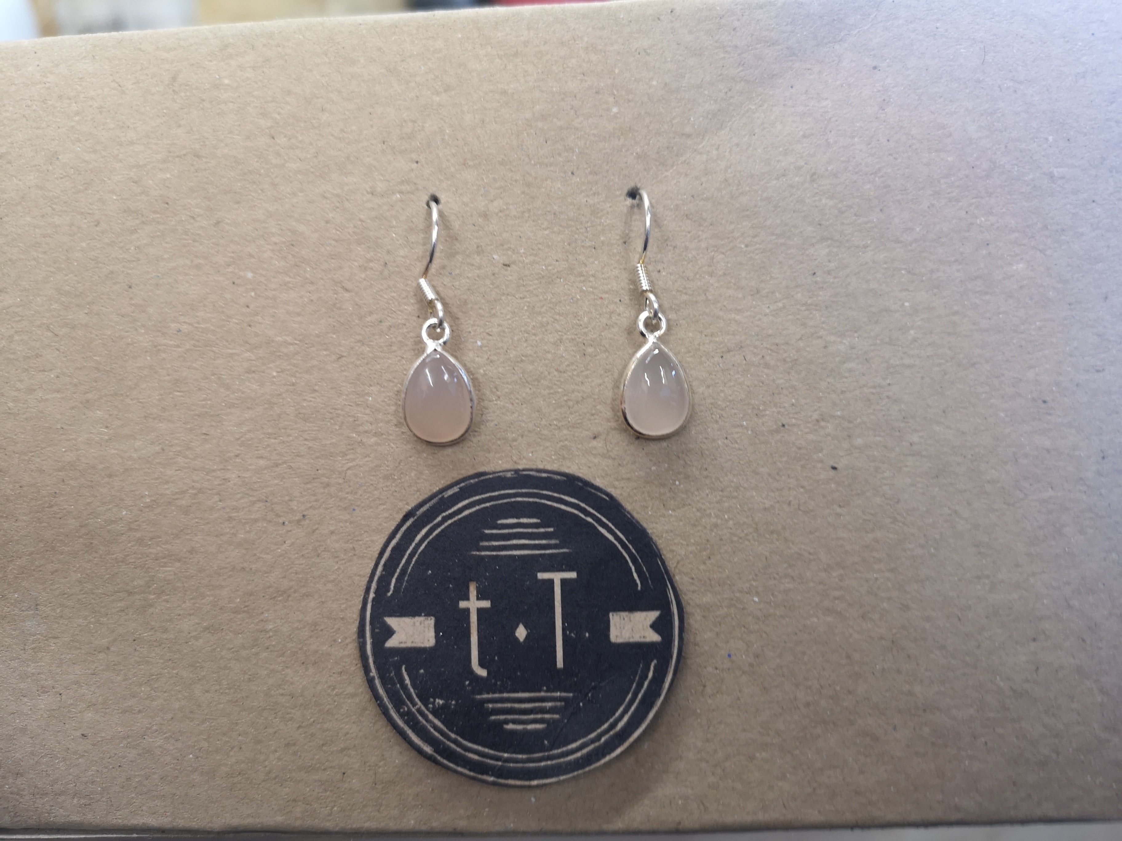 Oval Earrings in Amber, Rainbow Moonstone, Labradorite, Rose Quartz, Lapis, Turquoise, Garnet